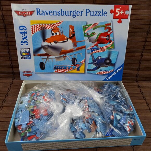 Ravensburger Disney Planes 3 In 1 49 Piece Puzzles Dusty Skipper Chupacabra - Picture 4 of 8